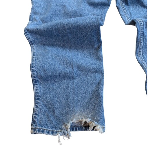 Levis Vintage Distressed Jeans 545 Mens 50X30 Loose Fit Blue Denim Big & Tall - Picture 3 of 8